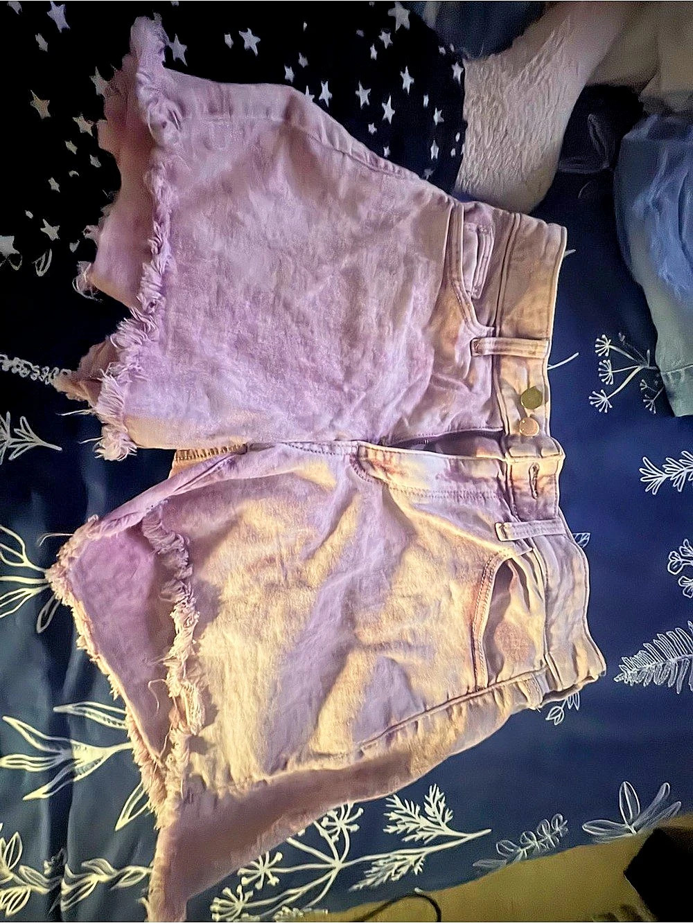 Women's Pink Jean Shorts